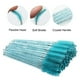 thumbnail image 2 of Cepillos de pestañas Desechables Sunnimix 100 piezas varitas de Cristal color Verde, 2 of 4