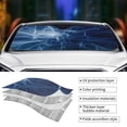 thumbnail image 5 of XMXY Car Sun Shade Windshield, Nebulous Fog Rings Automotive Front Window Sun Visor for Cars SUV Trucks, Medium Size, 5 of 8