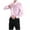 c01Pink, variant on LNWUY Men's Fashion Dress Shirts Solid Color Long Sleeve Stretch Wrinkle-Free Formal Shirt Business Casual Button Down Shirts Pink S