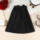 thumbnail image 5 of Vestido de Verano de Manga Corta para Niñas Color Sólido Blusa de Cuello Redondo Y Pantalones Cortos Set, Suave Transpirable Poliéster Vestido Casual para Niños de Uso Diario, 5 of 6