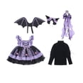 thumbnail image 5 of Vestido de Lolita de dibujos animados lindo de chica Kuromi de Anime, vestido de tutú de Sanrio para otoño e invierno, fiesta de cumpleaños, juego de rol, disfraz de Halloween, regalo, 5 of 5