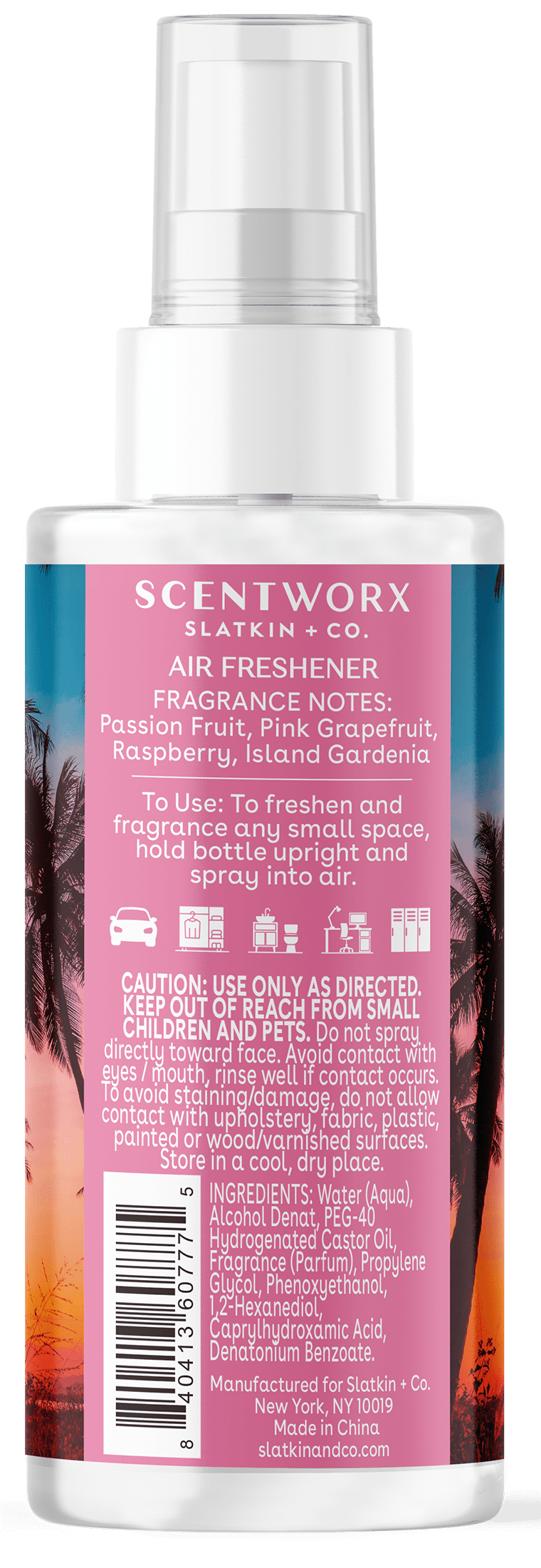 (3 pack) Waikiki Weekend Auto Air Freshener Spray