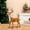 B, variant on Brown Simulation Deer Christmas Ornament, Wenini Realistic Deer Decoration for Tree Hanging, Festive Christmas Decor for Home Living Room Mantel Party Gift
