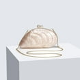 thumbnail image 5 of Kwuty Seashell Chain Shoulder Bag for Women Acrylic Evening Clutch Bag Glitter Marble Purse Handbag for Wedding Party Prom, 5 of 6