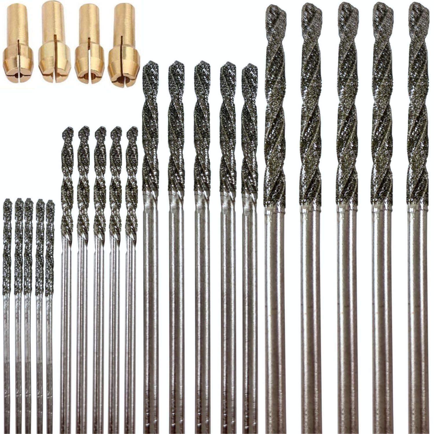 ILOVETOOL 30Pcs Diamond Grinding Head Set Grit 150 4mm - View #4