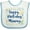 White and Blue, variant on Inktastic Happy Birthday Mommy Boys or Girls Baby Bib
