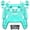 Emerald Green, variant on eXtremeRate Full Set Shell with Buttons Touchpad Cover, Emerald Green Custom Replacement Decorative Trim Shell Front Back Plates Compatible with p s 5 Controller BDM-030 BDM-040 BDM-050