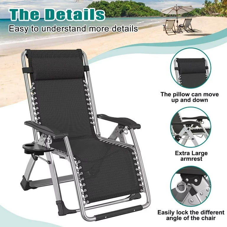 Gravity lawn 2024 chair walmart