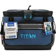 thumbnail image 2 of Titan by Arctic Zone 30 Can, 20 Quart Zipperless Soft Cooler, Ocean Blue, 2 of 17