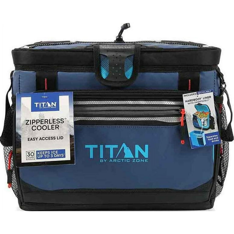 Titan by Arctic Zone 30 Can, 20 Quart Zipperless Soft Cooler