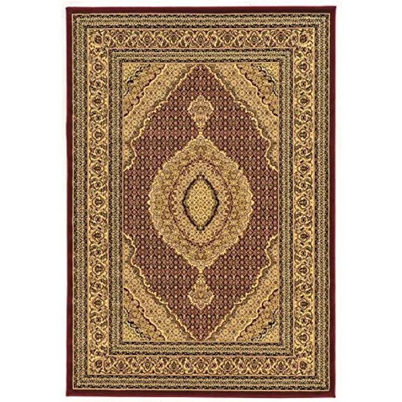 Riverbay Furniture 5' x 7'6" Area Rug in Red