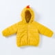 thumbnail image 4 of Gibobby Grandes NiñosBebé Niñas Niños abajo chaqueta niños cálido con capucha invierno animados abrigo(Amarillo, 12-18 Meses), 4 of 5
