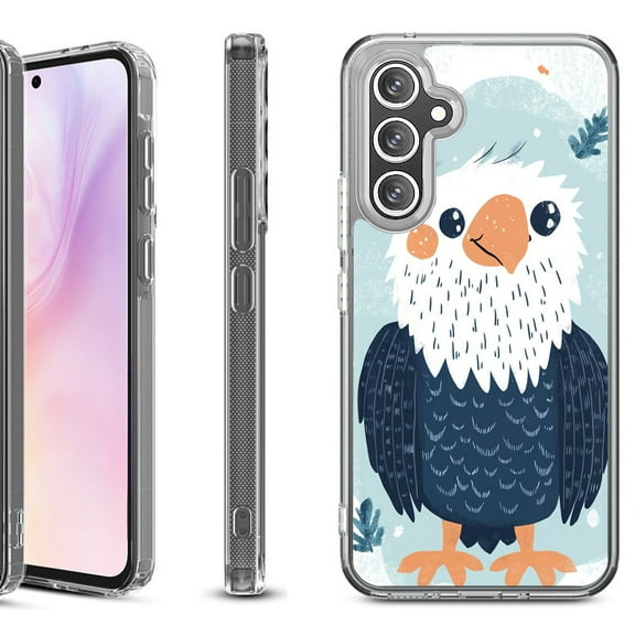 Shockproof Protective Phone Case for Samsung Galaxy A26 5G, by OneToughShield - Eagle Smile