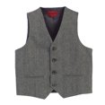 thumbnail image 2 of Gioberti Kids and Boys 2 Piece Tweed Plaid Vest and Pants Set, 2 of 5