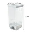 thumbnail image 4 of Bulk Cereals Jar Food Storage Container Oatmeal Dispenser Organizer Wall Mounted, 4 of 8