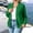 Green women's fall winter jackets a1, variant on Women's Fall Winter Long Sleeve Zip Up Jackets Casual Solid Basic Blazers Trendy Outerwear for Daily Wear Cozy Clothes, Sky Blue 2XL