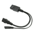 thumbnail image 1 of Cable de AlimentAción, Retardante de Llama de PVC 10A 250V IEC320 C14 A C13 C7 Cable de Alimentación Para Proyectores, 1 of 7