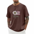 thumbnail image 1 of Tops para hombre, blusas y camisas de cuello redondo y manga corta para hombre, blusas casuales de moda con cuello redondo y manga corta para hombre, blusas de poliéster para hombre, 1 of 4