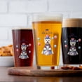 thumbnail image 4 of Happy 4th of July Patriotic West Highland White Terrier Marching Band Uniform Balloons Fireworks 16oz Pint Beer Glass Mug Westie Westy Dog Lover Beer Glasses Cup - 13009, 4 of 5