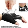 thumbnail image 4 of Guantes Ciclismo Medio Dedo-Negro Blanco-L Xemadio WMZL-1356-23, 4 of 6
