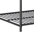 thumbnail image 7 of Sturdy Steel Triple Bunk Bed with Safety Rails & Ladder, Space-Saving Industrial Design for 3 Sleepers, Black – Ideal for Compact Bedrooms & Dorm Rooms, 7 of 7