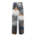 thumbnail image 2 of Domuza Halloween Pajama Pants for Men Casual Elastic Waist Drawstring Horror Novelty Graphics Pj Pants Relaxed Fit Cute Wide Leg Lounge Sleepwear 3XL, 2 of 4