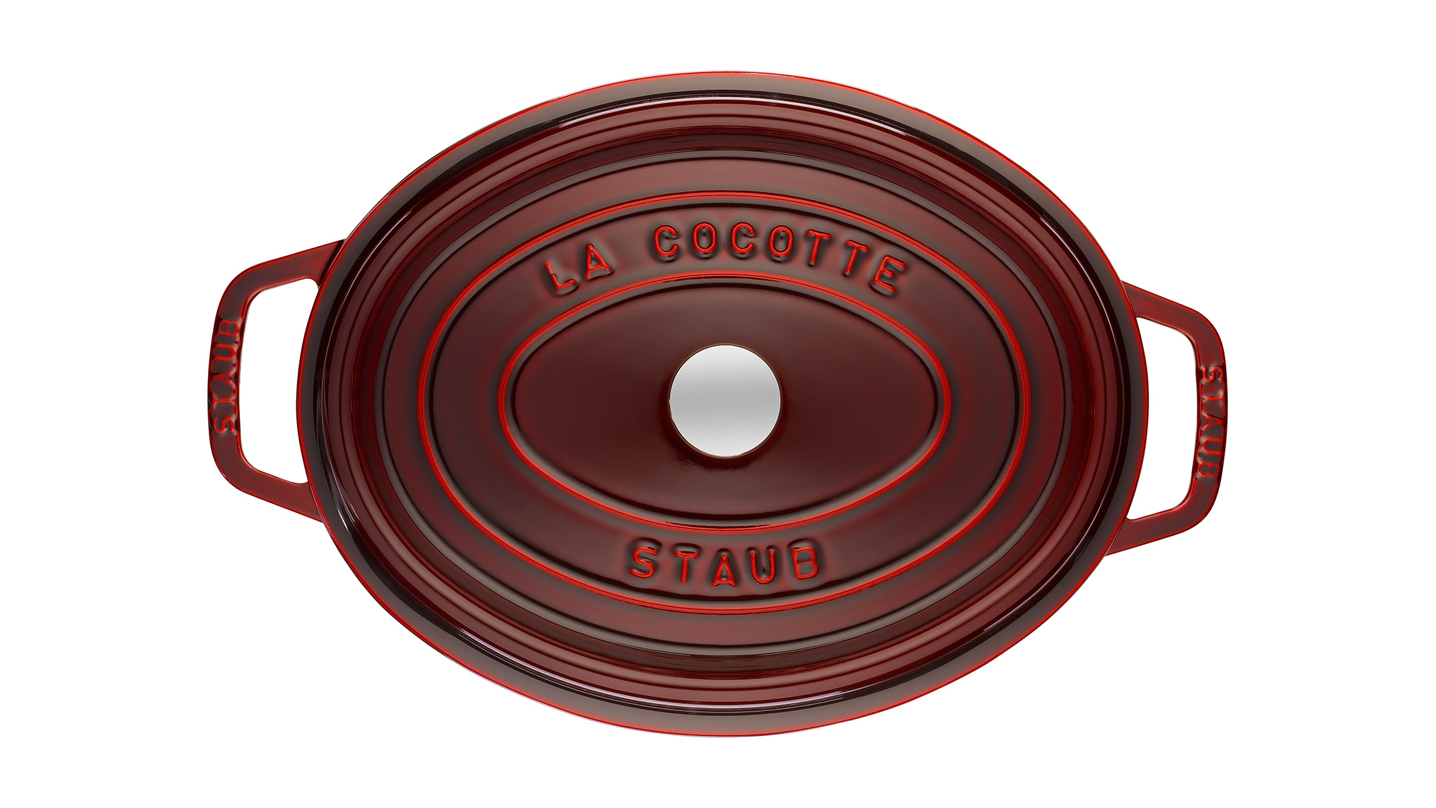 Staub Oval Cocotte, 7qt, Grenadine