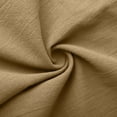thumbnail image 4 of ibuvkizy Shirts for Men Summer Short Sleeve with Button Down Solid Color Casual Tops Khaki,XL, 4 of 7