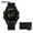 All black [with box], variant on EXPLOJOY Smart Digital Sport Watch – Waterproof, Sleep Monitor, Pedometer, Calorie Tracker, Multifunction Fitness Watch for Men