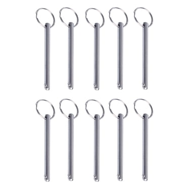 Pack Of 10 Carbon Steel Quick Releases Pin 8x60mm BallHead Locking Pin for Easy Use