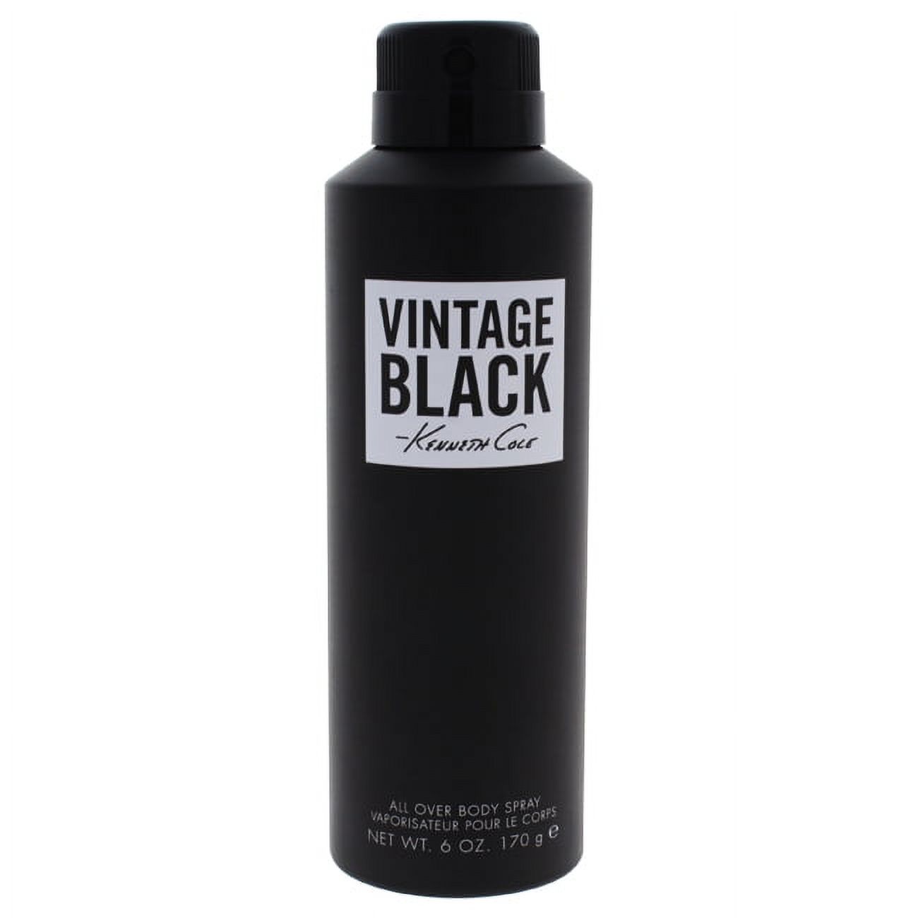 Kenneth Cole Vintage Black Body Spray for Men, 6 oz photo 1