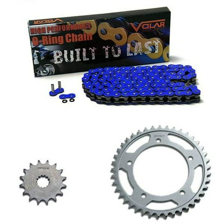 1987-1990 Honda CBR600F Hurricane O-Ring Chain and Sprocket Kit - Blue