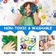 thumbnail image 5 of Kit de pintura con los dedos ABEIER lavable, 12 colores para niños pequeños, 35 ml, 5 of 8
