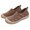 Brown, variant on Orthopedic Shoes for Women Adjustable Upper Walking Shoes for Women Mesh Knitted Closed Toe on Women's Sneakers Classic Hands Free Mary Jane Shoes Pull-On Shoes