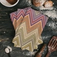 thumbnail image 4 of Ethnic Style Stripes Abstract Design Microfiber Towel Absorbent Kitchen Cleaning Cloth Dish Towel Household Cleaning Towel, 4 of 7