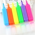 thumbnail image 6 of JUMNUYCUH 6 Pack Pastel Highlighters, Chisel Tip Highlighters, Bible Highlighters, Colored Highlighters, Water Based, Quick Dry, Office Supplies, Classroom Must Haves, 6 Colors, 6 of 8