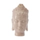 thumbnail image 2 of Estatua de cabeza de Buda, figura de Buda, centro de mesa coleccionable decorativo Blanco, 2 of 9
