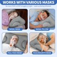 thumbnail image 3 of Pillow for Side and Back Sleepers - Adjustable Foam Pillow for Sleeping with CPAP Users - Reduces Air Leaks & Mask Pressure - Cervical Neck Support for Sleep Apnea Relief, 3 of 7