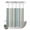 Multicolor, variant on No Hook Shower Curtain, Burnt Orange Striped Shower Curtains for Bathroom with See Through Top Window, Farmhouse Thin Line Modern Abstract Art Waterproof & Washable Bath Curtain Stall 48"x72"