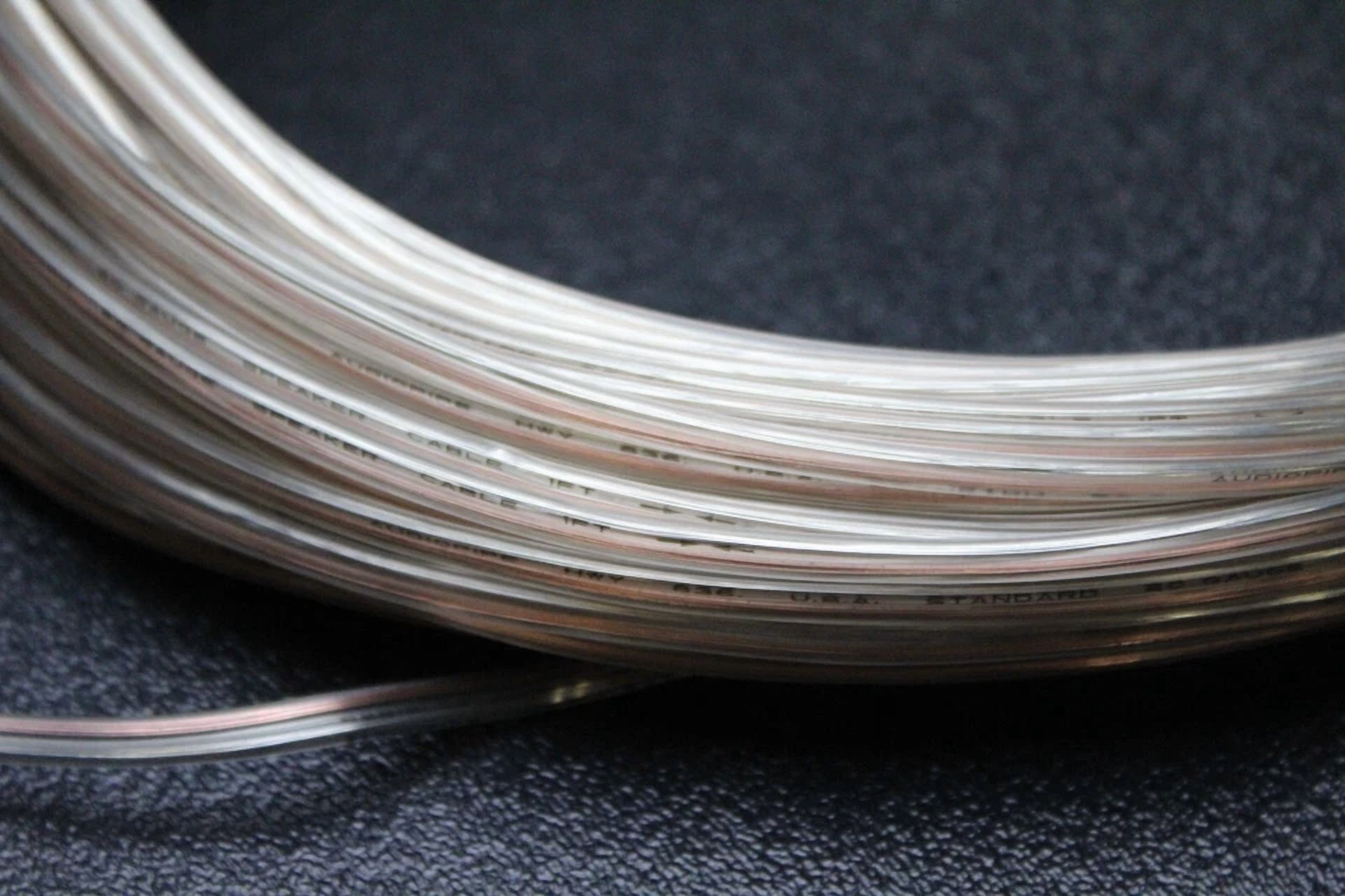 20 Gauge Clear Speaker Wire 25 Ft Awg Cable Power Ground Stranded Home Car