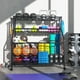 thumbnail image 5 of Ball Storage Rack Large Sports Equipment Organizer Cart For Garage,Home Gym Multifunctional Sports Gear Storage For Indoor Or Outdoor, Ball Rack For Basketball,Baseball, Football, Toys, 5 of 8