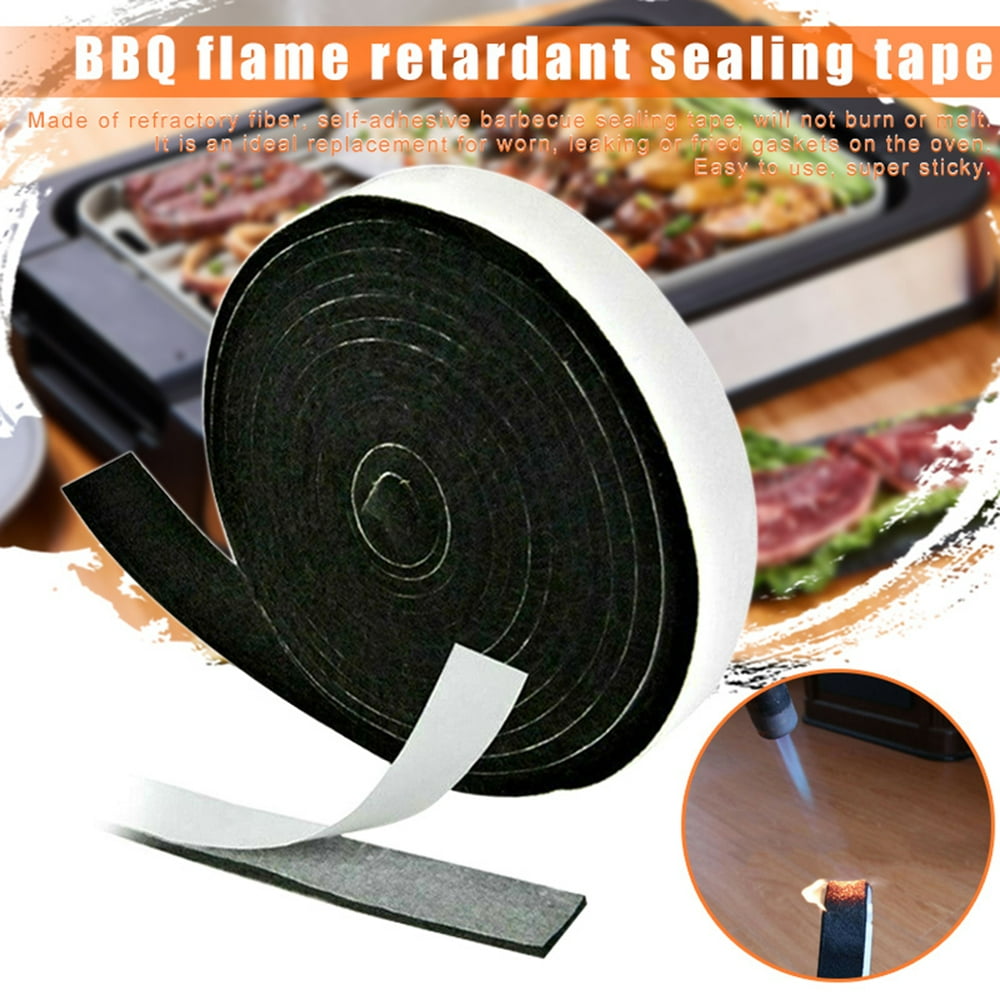 farfi01 Fireproof High Heat Grill Smoker Sealing Tape BBQ Door Lid Self