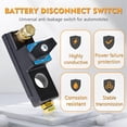 thumbnail image 3 of Smart Car Battery Disconnect Switch, 2025 New Heavy Duty Battery Shut Off Switch, Battery Disconnect Isolator Cut Off, Disconnect Kill Switch for Car, RV and Boat (2 Pcs), 3 of 10