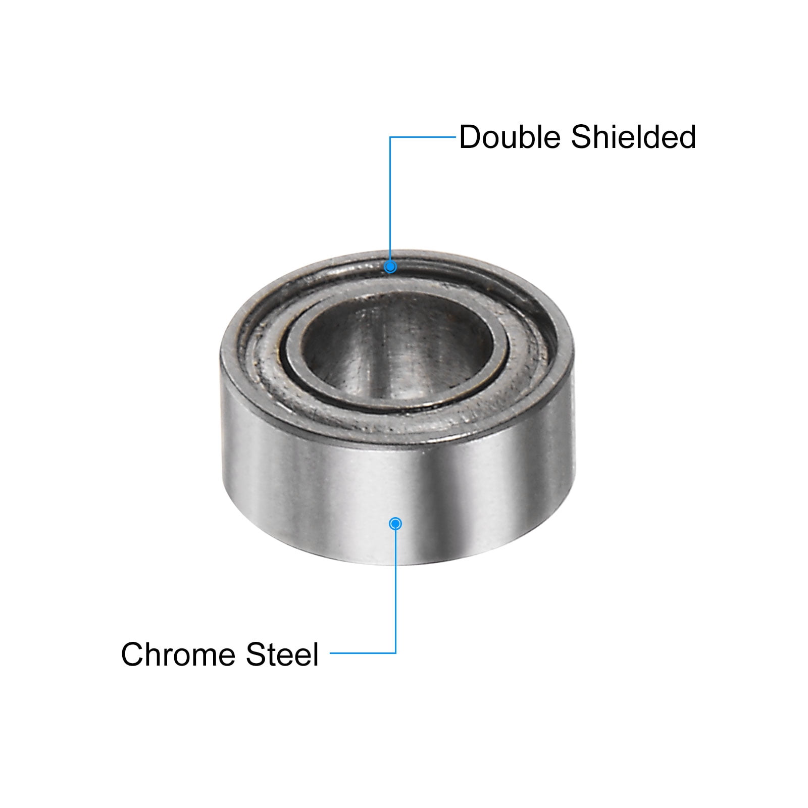 Small Deep Groove Ball Bearing - Flanged Option, Single Row
