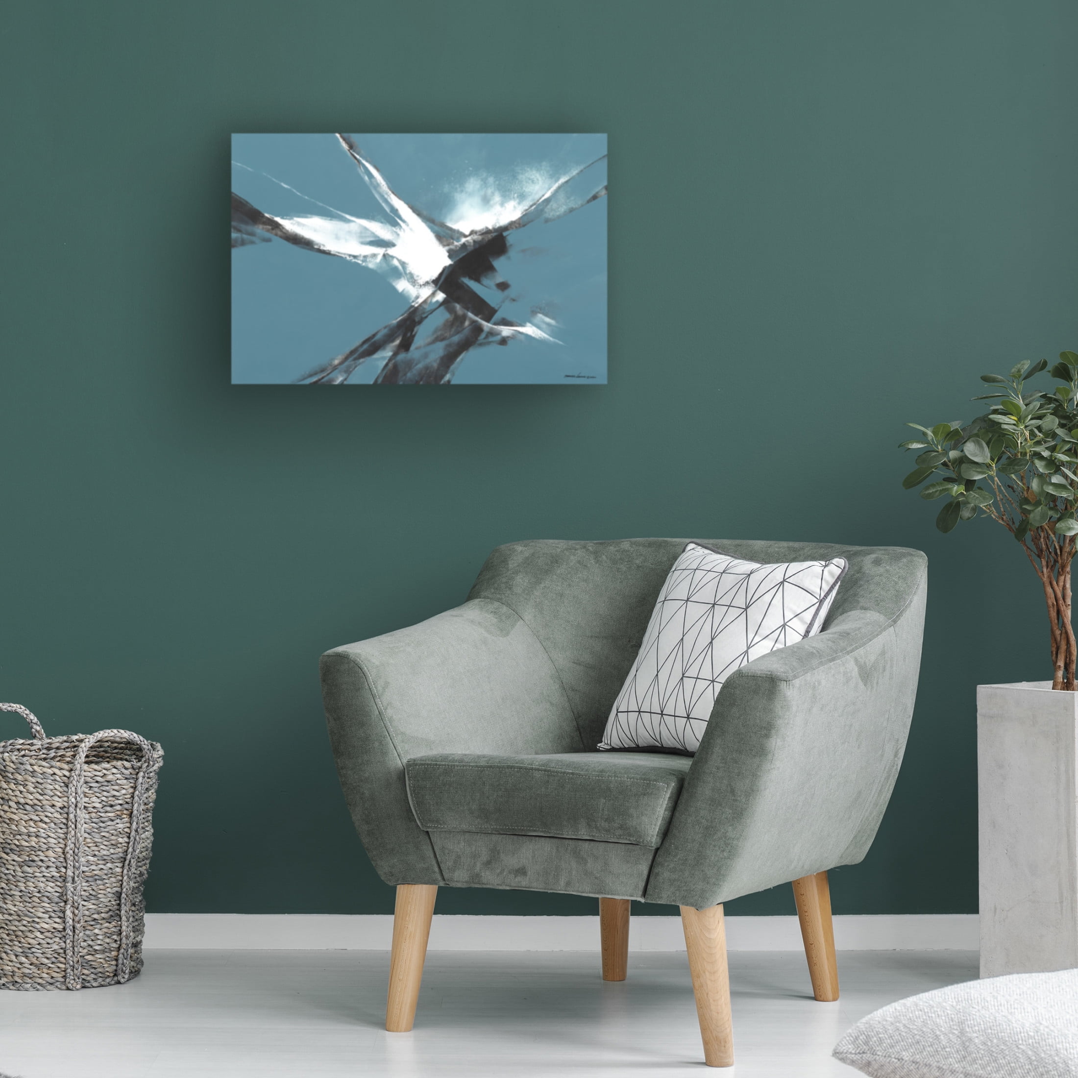 Canvas Wall Art - Thomas Leung 'Explorations II' Wall Art for Living Room, Bedroom, or Office Décor by Trademark Fine Art - 32 x 22 Inches