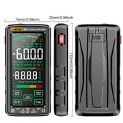 ANENG 683 6000 Counts Large Touch Screen Digital Multimeter Smart Anti-burn Rechargeable Universal Meter VA Reverse Display NCV Tester with Flashlight for Voltage Current Resistance Capacitance
