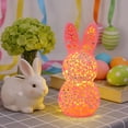 thumbnail image 6 of Easter Rabbits Decorations Easter Bunny Lights Pastel Easter Hollow Rabbits Lamp Festive Bunny Party Decoration, 6 of 6