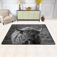 thumbnail image 2 of SKYSONIC Cool Cattles Highlands Meadow Non-Slip Area Rug, Rustic Cow Animal Floor Carpet Comfort Floor Mats Decor for Indoor Front Porch Living Room Bedroom Kitchen, 36"x24", 2 of 5