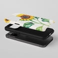 thumbnail image 2 of Sunflower For All iPhone Series Tough Phone Case Watercolor Floral Yellow, 2 of 7