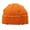 Orange, variant on Autumn Winter Men Women Pin Rings Skullies Knitted Hat Thick Ski Hip Hop Cap